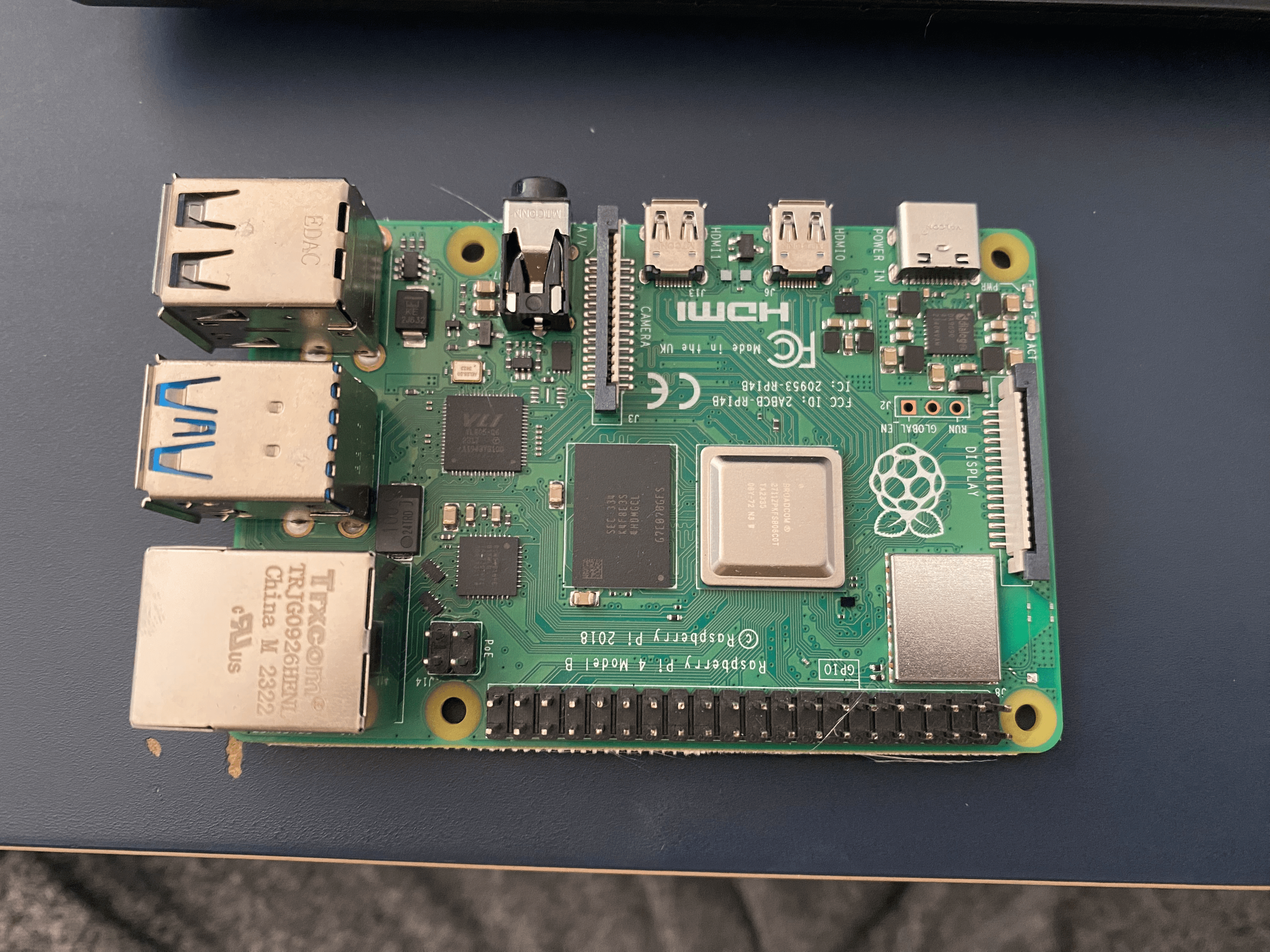 A Raspberry Pi 4